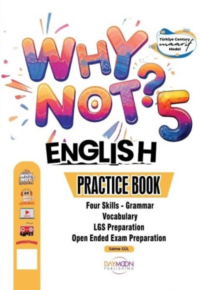 Why Not 5. Sınıf Practice Book DayMoon Publishing