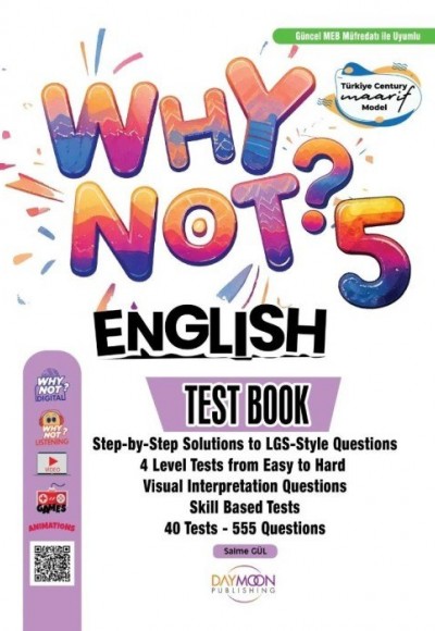 Why Not 5. Sınıf Test Book DayMoon Publishing
