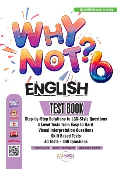Why Not 6. Sınıf Test Book DayMoon Publishing