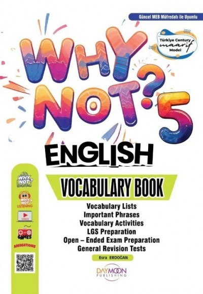 Why Not 5. Sınıf Vocabulary Book DayMoon Publishing