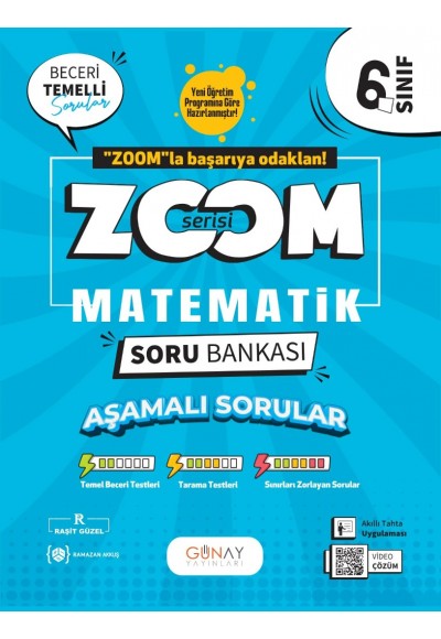 Günay Yayınları 6. Sınıf Matematik Zoom Soru Bankası