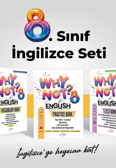 Why Not 8. Sınıf İngilizce Set (2026-2027)