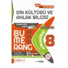 Günay Yayınları 8. Sınıf Bumerang Serisi Din Kültürü ve Ahlak Bilgisi Konu Anlatımlı ve Etkinlikli Soru Bankası