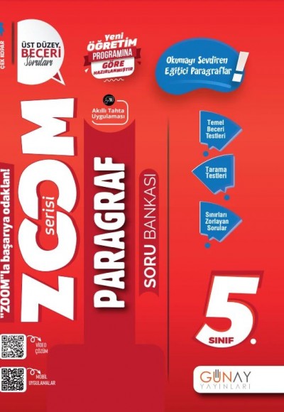 5. Sınıf Zoom Serisi Paragraf Soru Bankası